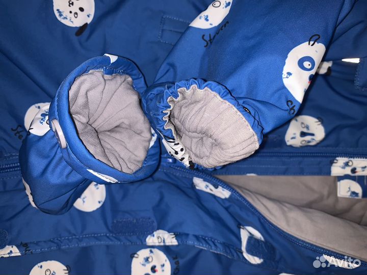 Комбинезон демисезонный crockid 68-74 для мальчика