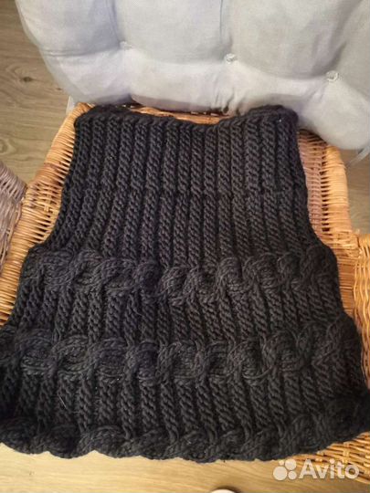 Шапки и снуд вязаный новые