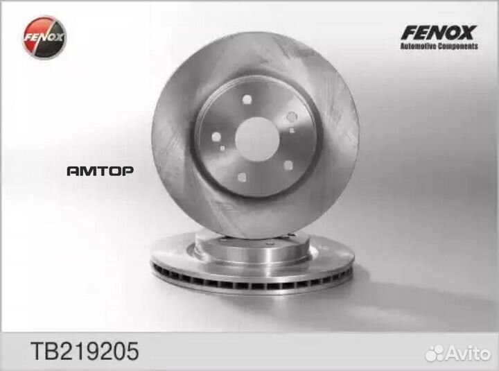 Fenox TB219205 Диск тормозной передний Suzuki Gran