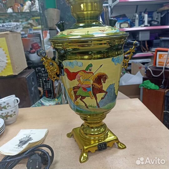 Электрический Самовар с худ росписью (сзр)