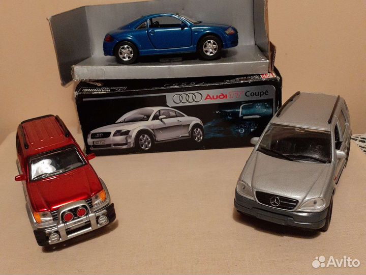 Модели машинок audi Welly,Tins 'Toys