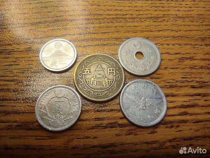 Монеты Японии 1930-1940-е гг
