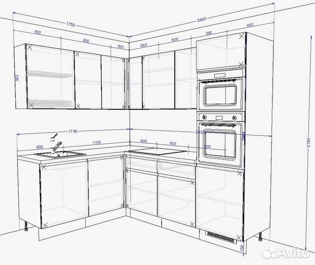 Качественный кухонный гарнитур