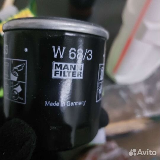 Фильтр масляный mann w68/3
