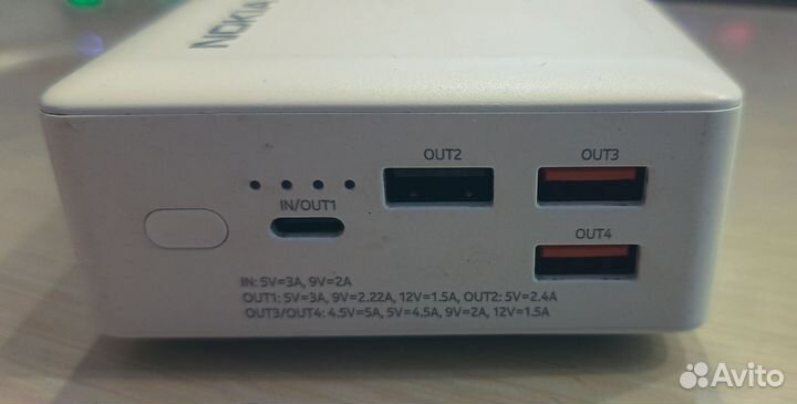 Внешний аккумулятор nokia P6203 30000 мАч