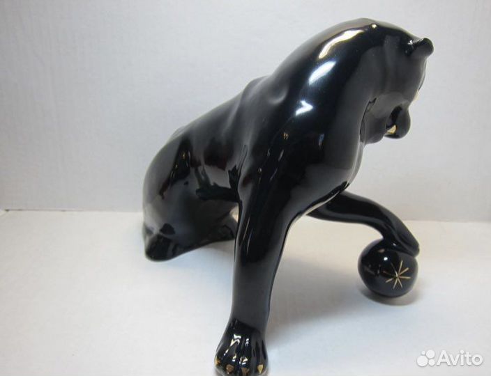 Статуэтка Пантера, Фарфор. ссср, Городница