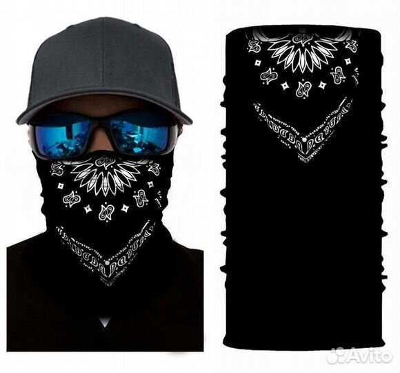 Баф на шею(шарф/балаклава)