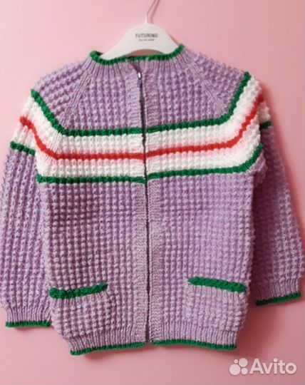 Теплая кофта для девочки