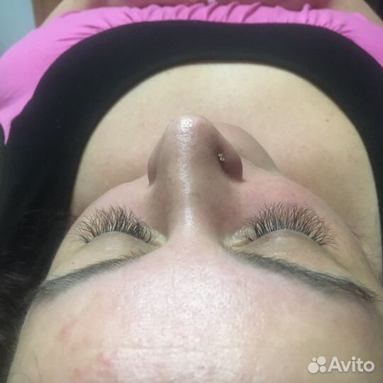 Наращивание ресниц на дому