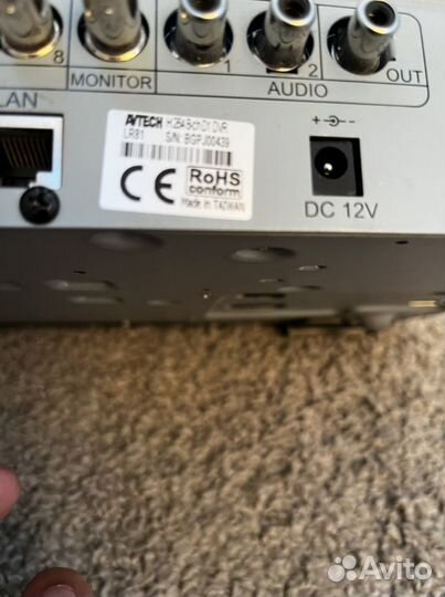 Регистратор для видеонаблюдения на 8 камер