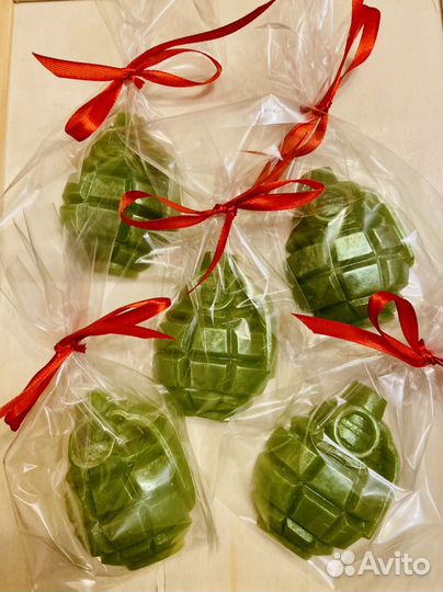 Мыло ручной работы на 23 февраля 5 шт