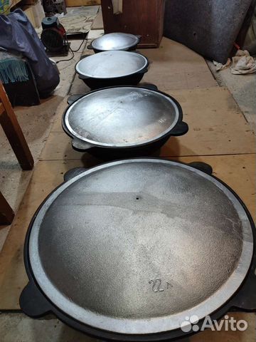 Казан чугунный 22 литра, 10 л 6 ли