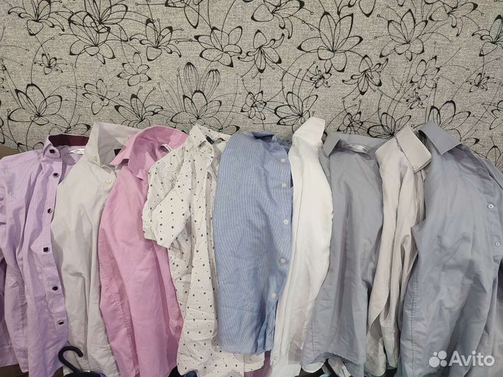 Рубашки на 9-12 лет