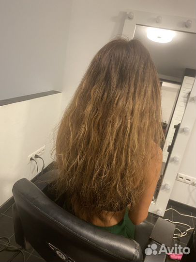 Сложное наращивание волос