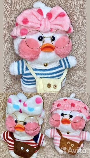 Игрушка мягкая новая Утка lalafanfan