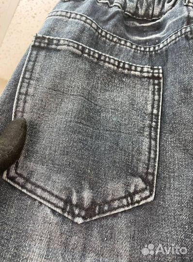 Джинсы Vetements destroyed buggy jeans ss23