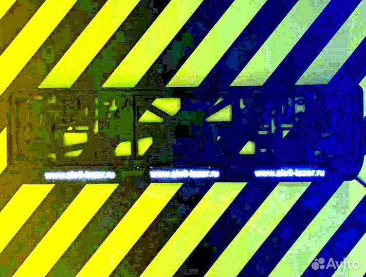 Номерная led рамка с вашим дизайном