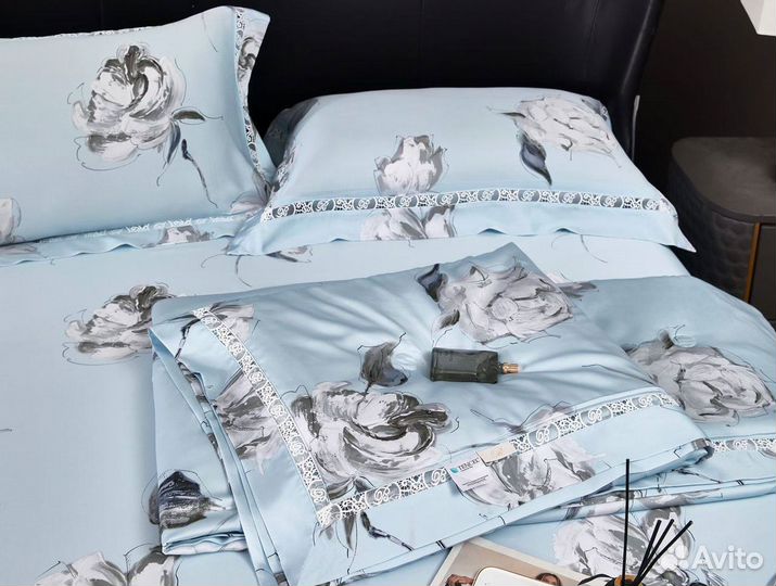 Постельное бельё с одеялом Blumarine Tencel (Евро)