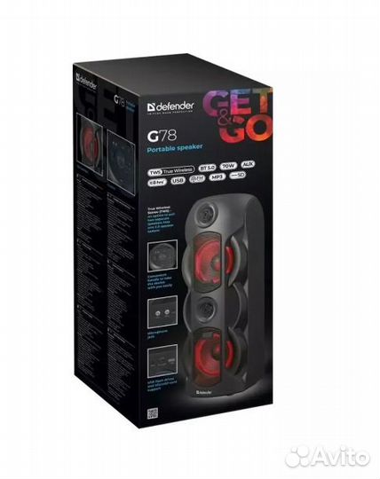 Колонка портативная Defender G78 70 Вт