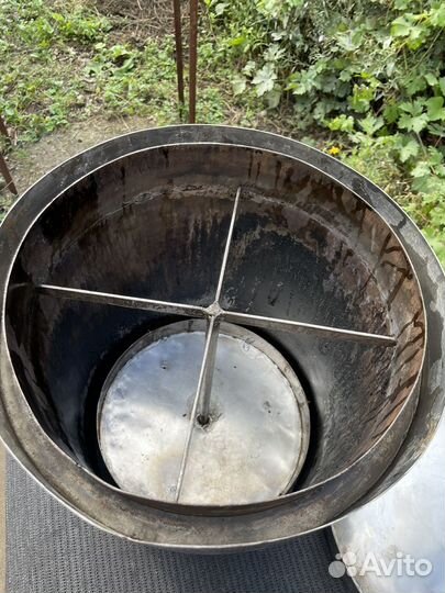 Коптильня горячего копчения бу