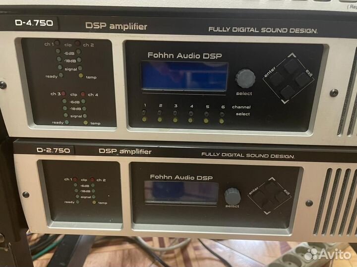 Усилители премиум-класса Fohhn D4-750 и D2-750