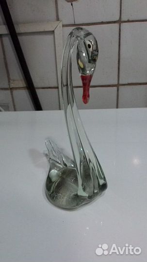 Лебедь бокалы фужеры рюмки стопки графины стекло