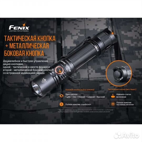 Отличный фонарь Fenix PD35 V3.0 (новые)