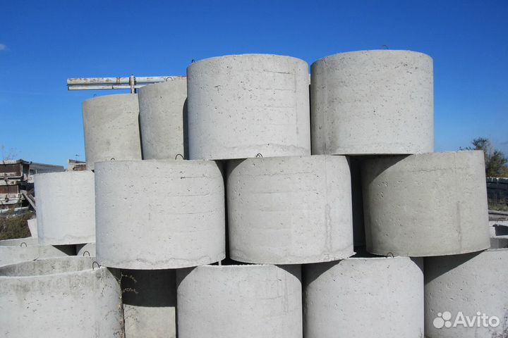 Кольца жби 1м 1.5м 2м доставка монтаж