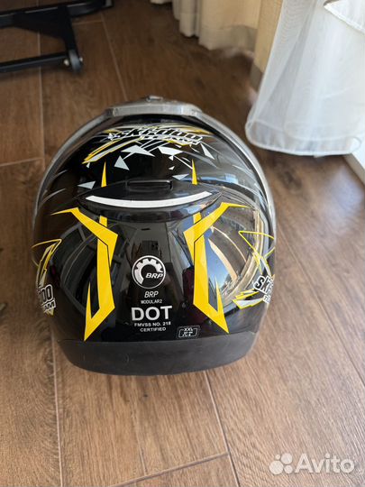 Шлем-модуляр снегоходный ski-doo team