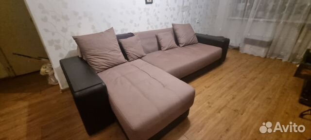 Большой угловой диван модульный бу , ширина 290, глубина 160, высота 90 ...