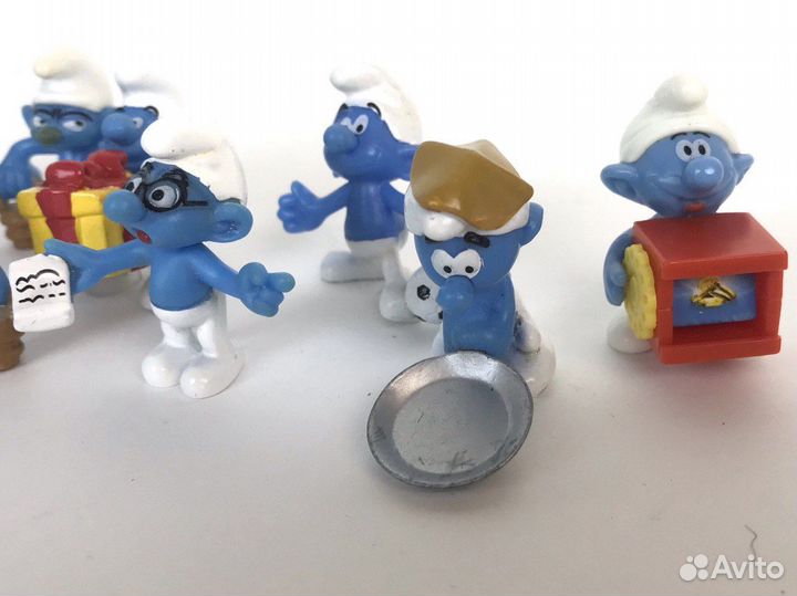 Смурфики. Коллекция 8 штук(+2)