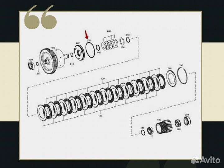 Кольцо уплотнительное ZF