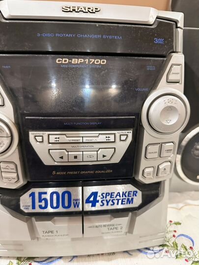 Музыкальный центр sharp cd