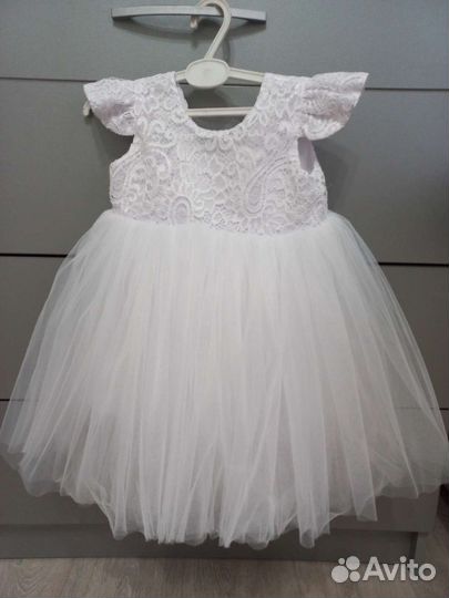 Платье для девочки нарядное 86