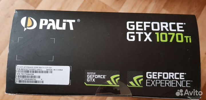 Palit GTX 1070 Ti Super Jetstream (8 гб)
