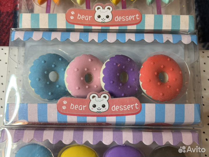 Набор стирательных резинок