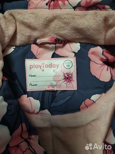 Зимний комбинезон для девочки 98