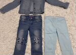 Джинсовка и джинсы для девочки 110 116