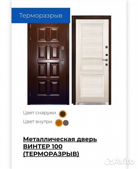 Термо двери, входные новые