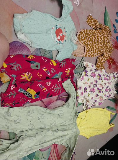 Детские вещи на девочку пакетом 80 86