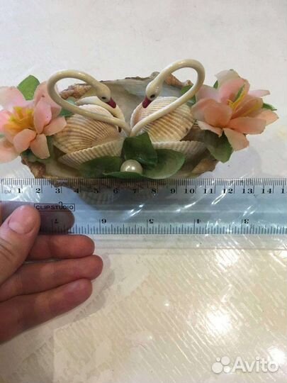 Корзина поделка из ракушек