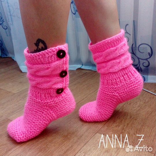 Вязанные носки