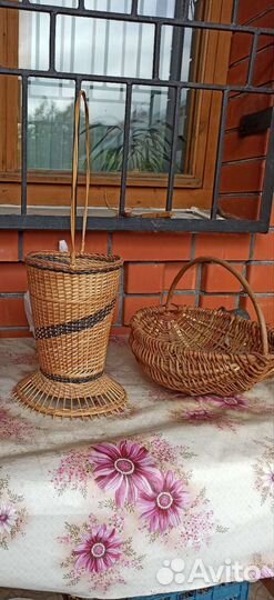 Корзина плетеная