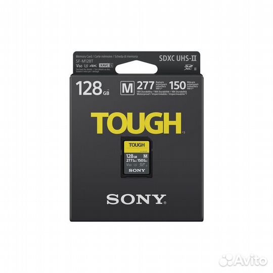 Sony 64GB / 128GB / 256GB UHS-II U3 V60 277R/150W