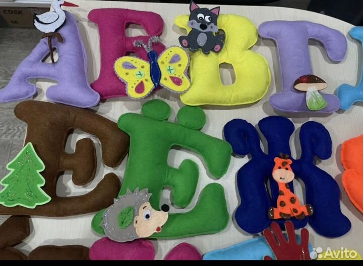 Алфавит из фетра