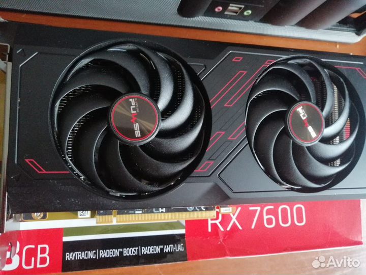 Sapphire pulse RX 7600 OC *Гарантия до 30.12.26*
