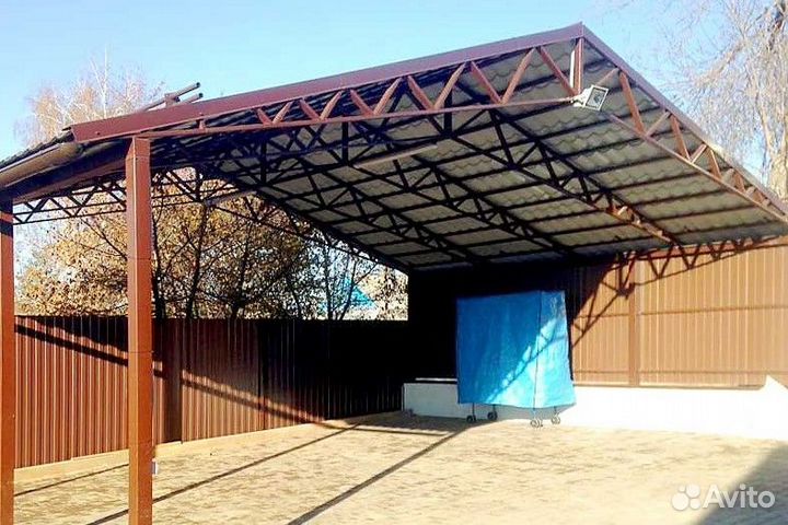 Арочный навес для автомобиля