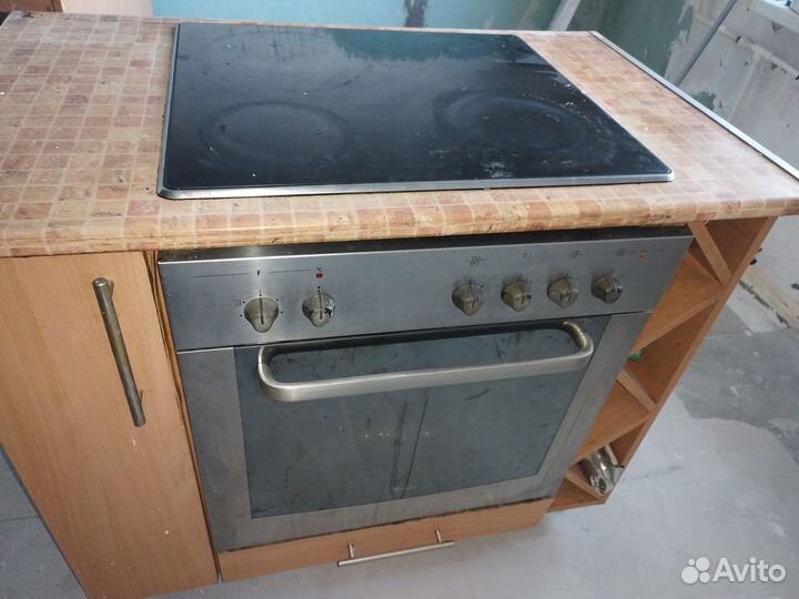 Плита электрическая стеклокерамика с духовкой