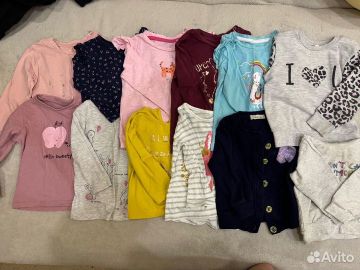 Вещи пакетом для девочки 80 86