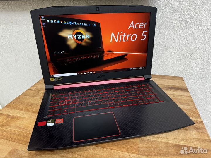 Acer Nitro 8 ядер Ryzen 5 12Gb RX560X 4Gb SSD+1000